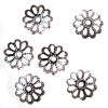 bead cap d9x1.5mm (20pcs) nickel color - s08615