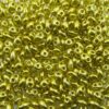 seed beads TWIN 2.5x5mm Gold (25g) Czech - j2096