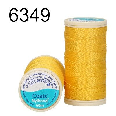 thread Nylbond 60m 100% bonded nylon yellow - ccoat450506006349