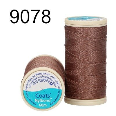 thread Nylbond 60m 100% bonded nylon Hazelnut Brown - ccoat450506009078