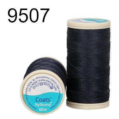 thread Nylbond 60m 100% bonded nylon Bluish Black - ccoat450506009507