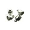 ending 7x10mm (4pcs) platinum color - k1180