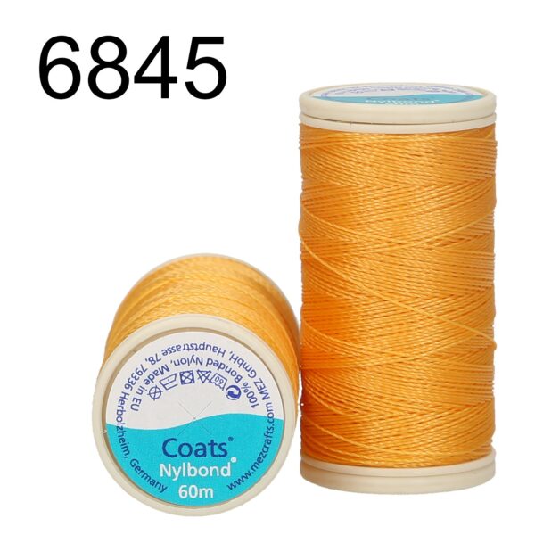 thread Nylbond 60m 100% bonded nylon Yellow - ccoat450506006845