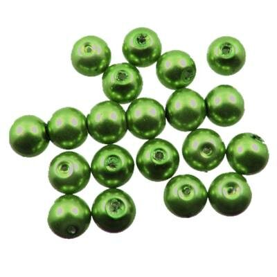 bead round 8mm (20pcs) l.green - k1011