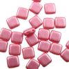 CzechMates bead 6x6mm 2-holes pastel pink (24pcs) Czech - c66-25007