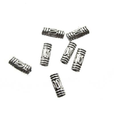 connector 8x3mm old silver color (12pcs) - k1192