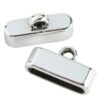 ending 4x21mm plastic silver color (2pcs) - f13400