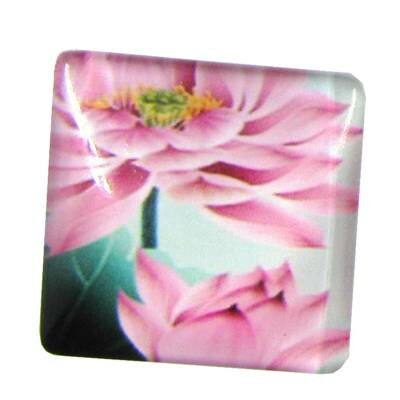 cabochen 25mm glass square 25mm - k1292-46