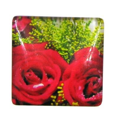 cabochen 25mm glass square 25mm - k1292-47