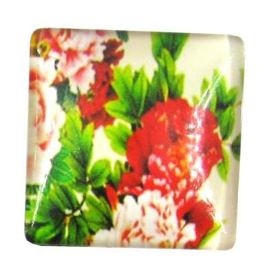 cabochen 25mm glass square 25mm - k1292-51