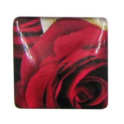 cabochen 25mm glass square 25mm - k1292-55