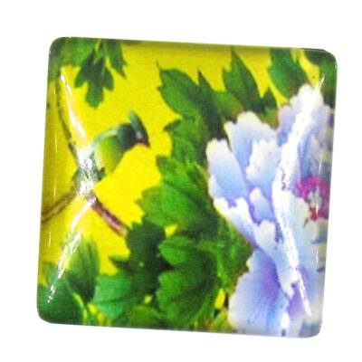 cabochen 25mm glass square 25mm - k1292-59