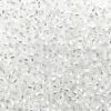 seed beads N11 Crystal silver lined (25g) Czech - j269