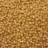 seed beads N10 Dark Gold matt (25g) Czech - j1456
