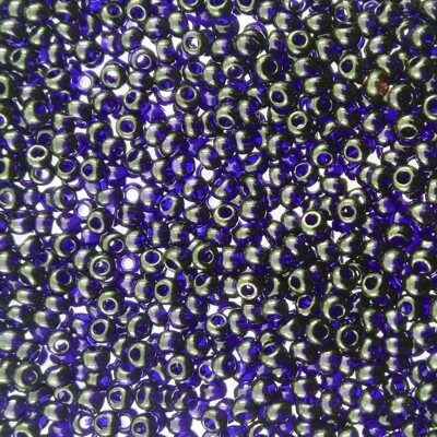 seed beads N10 dark Sapphire Blue(25g) Czech - j032