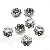 bead cup 9x3mm silver color (6pcs) - k1273