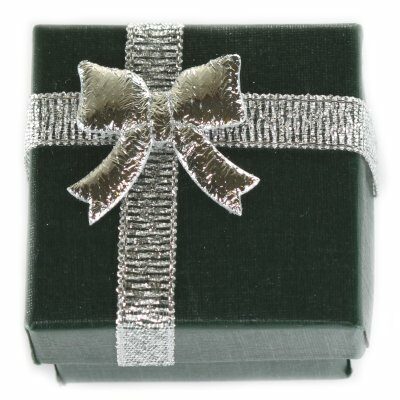 ring box 4x4x3cm d.green - f7675