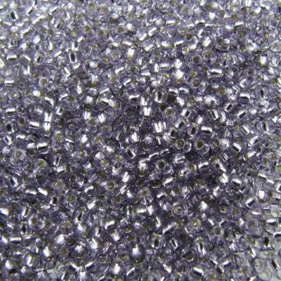 seed beads N10 Solgel Violet silver lined (25g) Czech - j1636