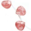 (Latviski) pērle asara 15mm Cherry Quartz