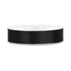 satin ribbon 12mm black (1m) - lente47