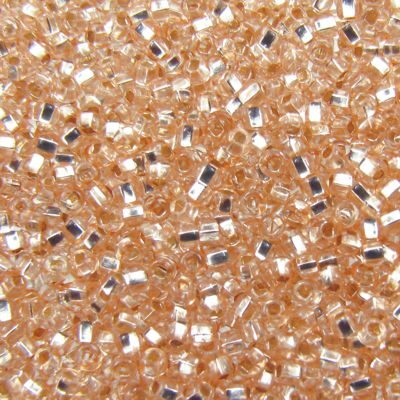 seed beads N11 Champagne Silver Lined [] (25g) Czech - j1680