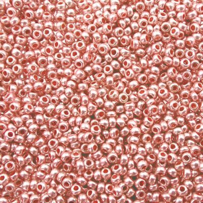 seed beads N10 Pink terra metallic (25g) Czech - j1728