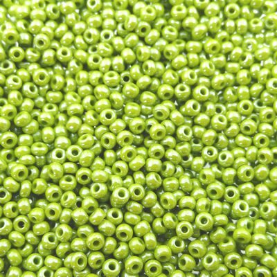seed beads N10 Green Sfinx (25g) Czech - j1722
