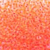 (Latviski) pērlītes N10 Neon orange lined