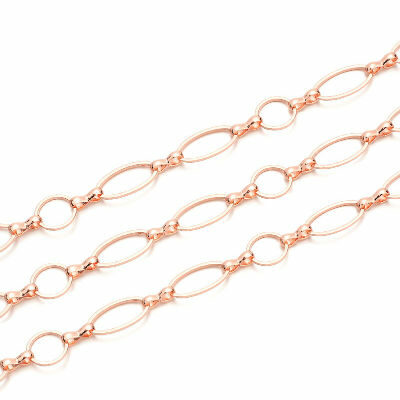 chain with 12mm and 19.5x10.5mm links gold color - s28515