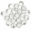 bead round 8mm (20pcs) crystal (Czech) - j3002