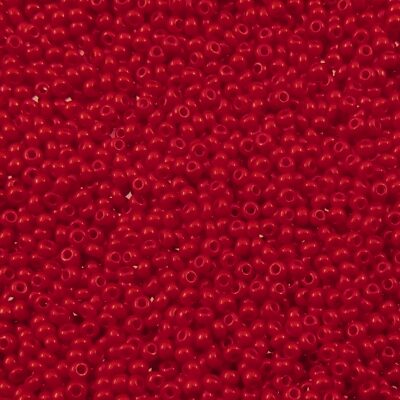 (Latviski) pērlītes N12 sarkanas "medium Red" (25g) Čehija