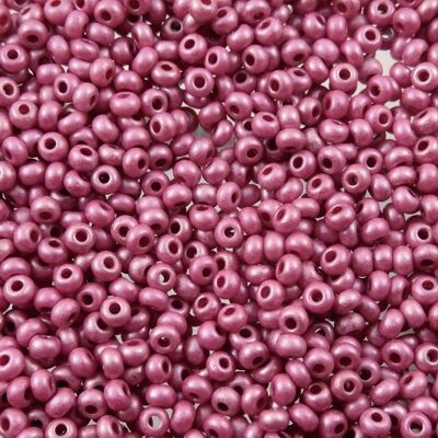 (Latviski) pērlītes N9 rozā matētas pārklātas "Pink matt Sfinx" (25g) Čehija