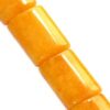 bead brick 20x14mm Amber Nephrite - f4038