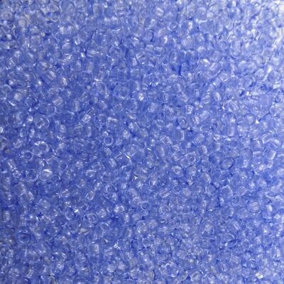 seed beads N10 Crystal Blue dyed (25g) Czech - j1753