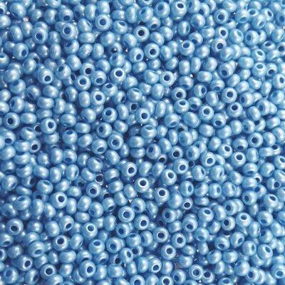 seed beads N10 Blue Terra Metallic (25g) Czech - j1761