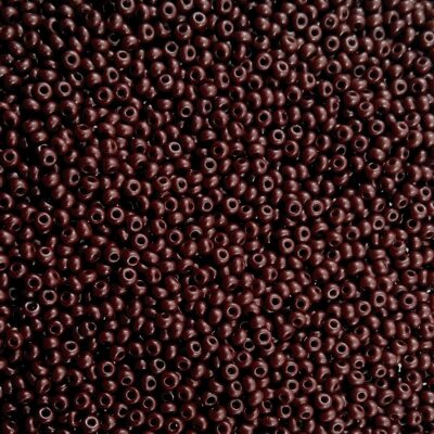 seed beads N12 Chocolate Brown (25g) Czech - j1782