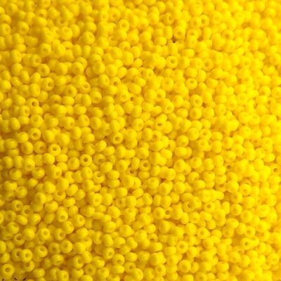 seed beads N12 Gold Yellow (25g) Czech - j1783