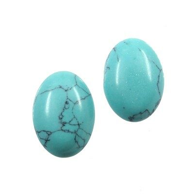 cabochone 13x18mm Turquoise - k1453