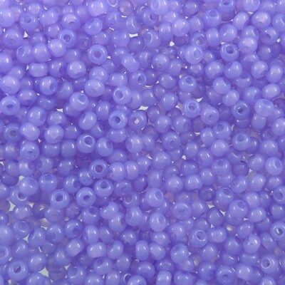seed beads N10 Violet 2 dyed alabaster (25g) Czech - j1820
