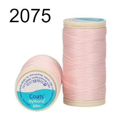 thread Nylbond 60m 100% bonded nylon Light Pink - ccoat450506002075