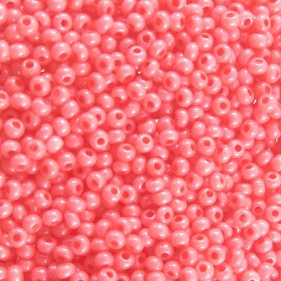 seed beads N11 Pink dyed Sfinx (25g) Czech - j1836