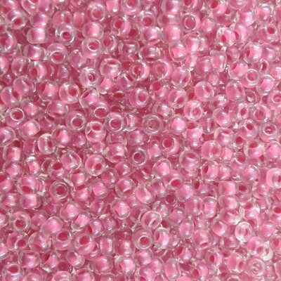 seed beads N10 Crystal Violet lined Sfinx (25g) Czech - j1855