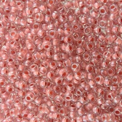 seed beads N10 Crystal Red lined Sfinx (25g) Czech - j1857