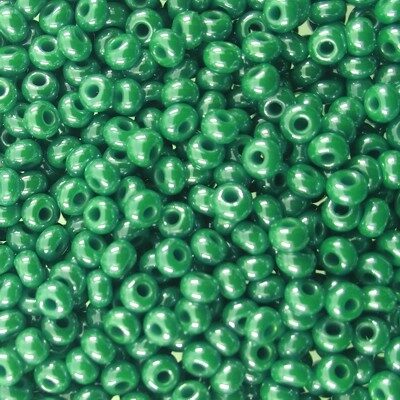 seed beads N9 Green Sfinx (25g) Czech - j1868