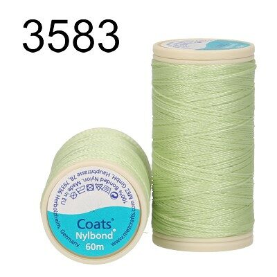 thread Nylbond 60m 100% bonded nylon light green - ccoat450506003583
