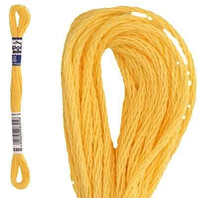 thread mouline 8m PUPPETS (Hungary) yellow 8305 - pup_8305