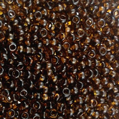 seed beads N9 Madeira Topaz [] (25g) Czech - j1897