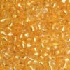 seed beads N8 Crystal Yellow 3 dyed silver lined (25g) Czech - j1907