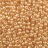 seed beads N10 Orange Metallic dyed Alabaster (25g) Czech - j1927