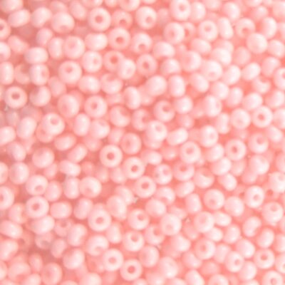 seed beads N11 Pink dyed Crystal (25g) Czech - j1939